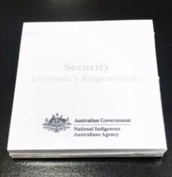 75mm X 75mm (1 Colour Print) -gifts sale shop 75mm x 75mm 1 colour print wrapped