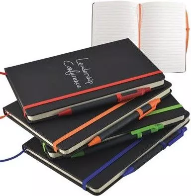 Branded A5 Notebooks With Elastic Closure 1 Branded A5 Notebooks With Elastic Closure