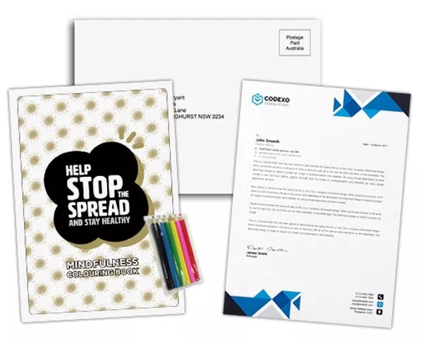 Branded Mindfulness Colouring Packs 1 Branded Mindfulness Colouring Packs
