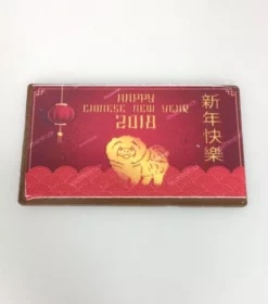 Chinese New Year Printed Chocolate Cards