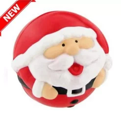 Christmas Stress Toy Santas Printed