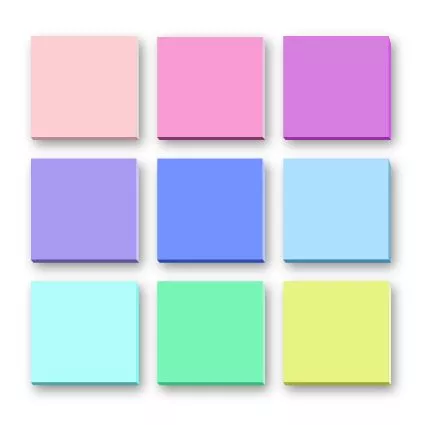 75 X 75mm Colourful Sticky Notes 3 75 X 75mm Colourful Sticky Notes - Image 3